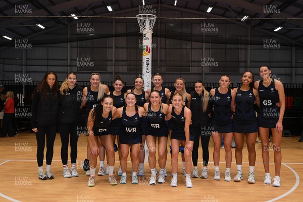 231125 - Welsh Feathers v Zimbabwe Gems - International Netball Match - Wales team picture
