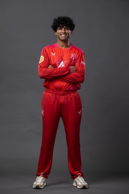 240726 - Welsh Fire Men Squad Portraits - Rachin Ravindra