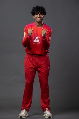240726 - Welsh Fire Men Squad Portraits - Rachin Ravindra