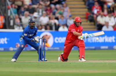 250726 - Welsh Fire v MI London - The Hundred - Joe Root of Welsh Fire batting