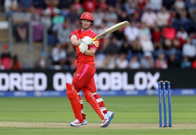 250726 - Welsh Fire v MI London - The Hundred - Jordan Cox of Welsh Fire batting