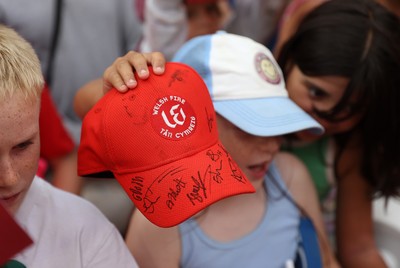 250726 - Welsh Fire v MI London - The Hundred - Signed Fire hat