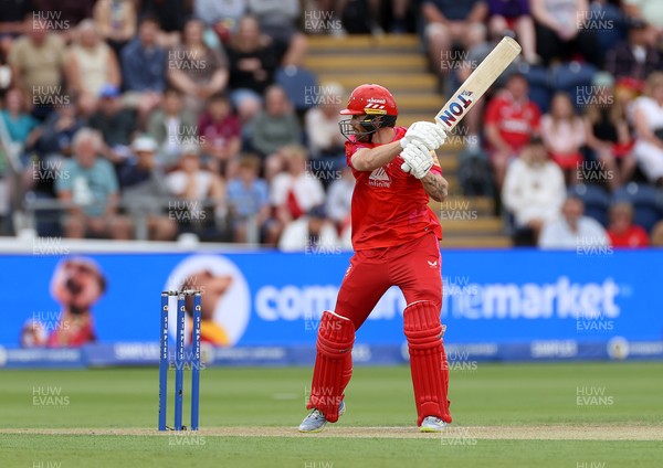 250726 - Welsh Fire v MI London - The Hundred - Phil Salt of Welsh Fire batting
