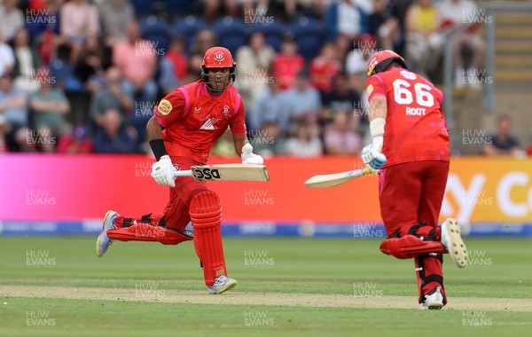 250726 - Welsh Fire v MI London - The Hundred - Rachin Ravindra of Welsh Fire batting