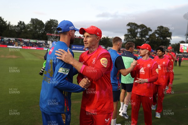 250726 - Welsh Fire v MI London - The Hundred - Joe Root of Welsh Fire at full time