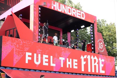 030826 - Welsh Fire v Southern Brave - The Hundred - Feeder perform at the ground