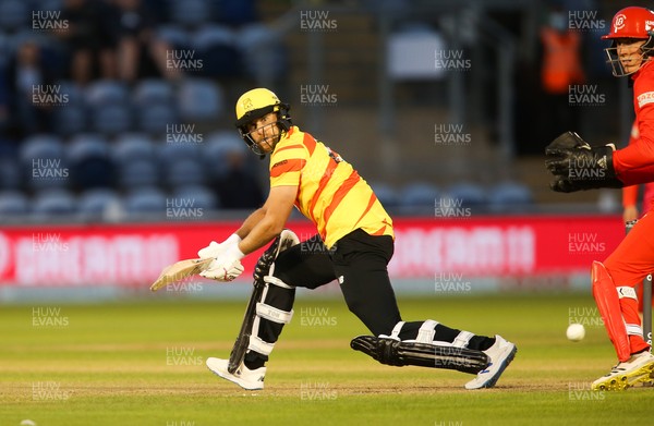 060821 - Welsh Fire v Trent Rockets, The Hundred - Dawid Malan of Trent Rockets plays a shot to the boundary for 4