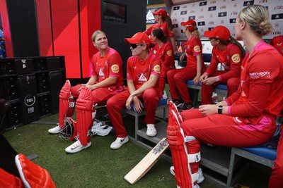 250726 - Welsh Fire Women v MI London Women - The Hundred - Welsh Fire bench