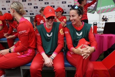 250726 - Welsh Fire Women v MI London Women - The Hundred - Welsh Fire bench