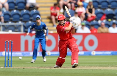 250726 - Welsh Fire Women v MI London Women - The Hundred - Georgia Voll of Welsh Fire batting