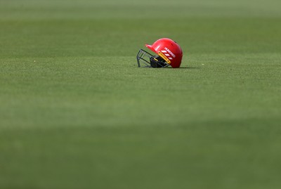 250726 - Welsh Fire Women v MI London Women - The Hundred - Welsh Fire helmet