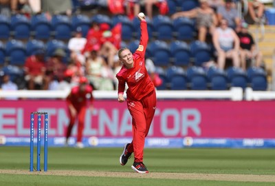 030826 - Welsh Fire Women v Southern Brave Women - The Hundred - Sophia Smale of Welsh Fire bowling
