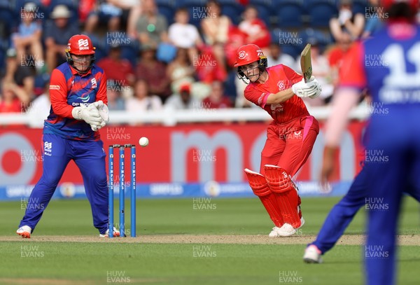 030826 - Welsh Fire Women v Southern Brave Women - The Hundred - Heather Graham of Welsh Fire hits the match winning runs