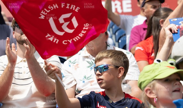 290726 - Welsh Fire Women v Trent Rockets Women, The Hundred - Welsh Fire fans