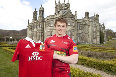 300413 - British & Irish Lions Squad Announcement -Jonathan Davies of Scarlets at Margam Park, south Wales after being named in the British & Irish Lions squad 