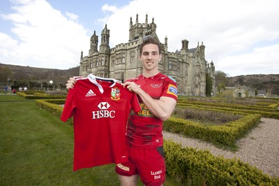 300413 - British & Irish Lions Squad Announcement -George North of Scarlets at Margam Park, south Wales after being named in the British & Irish Lions squad 