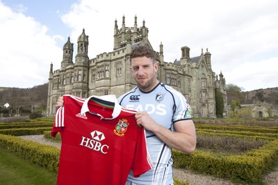 300413 - British & Irish Lions Squad Announcement -Alex Cuthbert of Cardiff Blues at Margam Park, south Wales after being named in the British & Irish Lions squad 