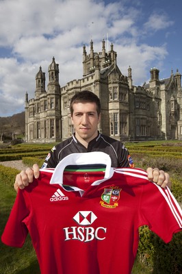 300413 - British & Irish Lions Squad Announcement -Justin Tipuric of Ospreys at Margam Park, south Wales after being named in the British & Irish Lions squad 