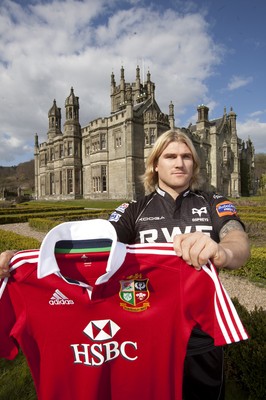 300413 - British & Irish Lions Squad Announcement -Richard Hibbard of Ospreys at Margam Park, south Wales after being named in the British & Irish Lions squad 