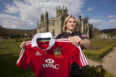 300413 - British & Irish Lions Squad Announcement -Richard Hibbard of Ospreys at Margam Park, south Wales after being named in the British & Irish Lions squad 