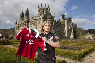 300413 - British & Irish Lions Squad Announcement -Richard Hibbard of Ospreys at Margam Park, south Wales after being named in the British & Irish Lions squad 