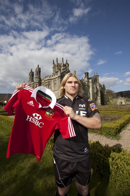 300413 - British & Irish Lions Squad Announcement -Richard Hibbard of Ospreys at Margam Park, south Wales after being named in the British & Irish Lions squad 