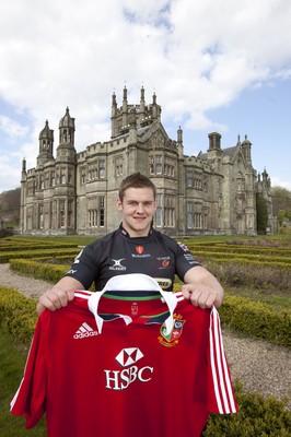 300413 - British & Irish Lions Squad Announcement -Dan Lydiate of Newport-Gwent Dragons at Margam Park, south Wales after being named in the British & Irish Lions squad 