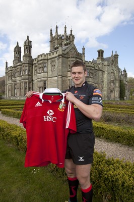 300413 - British & Irish Lions Squad Announcement -Dan Lydiate of Newport-Gwent Dragons at Margam Park, south Wales after being named in the British & Irish Lions squad 