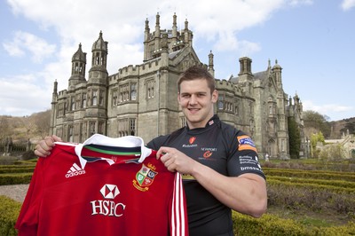 300413 - British & Irish Lions Squad Announcement -Dan Lydiate of Newport-Gwent Dragons at Margam Park, south Wales after being named in the British & Irish Lions squad 