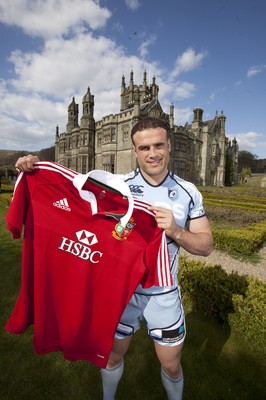 300413 - British & Irish Lions Squad Announcement -Jamie Roberts of Cardiff Blues at Margam Park, south Wales after being named in the British & Irish Lions squad 