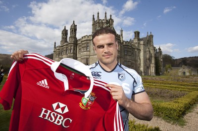 300413 - British & Irish Lions Squad Announcement -Jamie Roberts of Cardiff Blues at Margam Park, south Wales after being named in the British & Irish Lions squad 