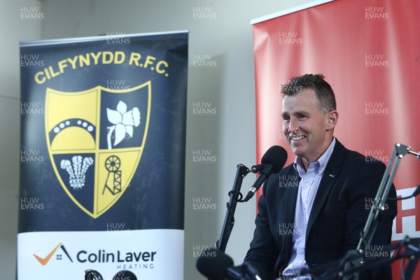 130320 - The Welsh Rugby Podcast Live with Nigel Owens & James Hook at Cilfynydd RFC in aid of the WRU flood relief fund -  Nigel Owens