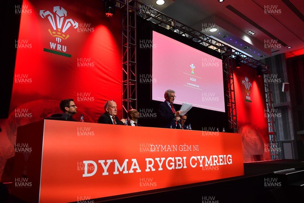 191123 - Welsh Rugby Union Annual General Meeting -  Gerald Davies