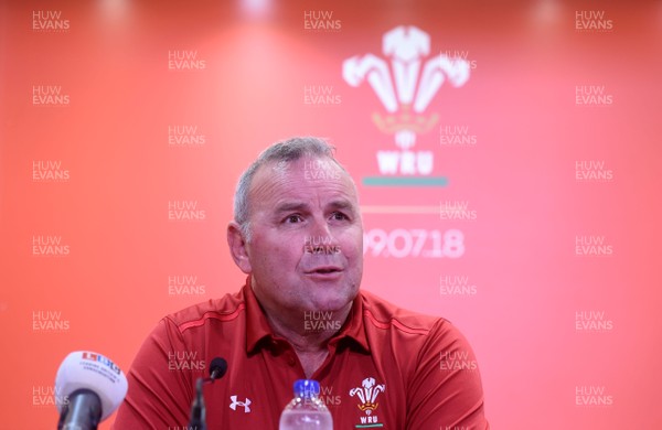 090718 - WRU Press Conference - Wayne Pivac talks to media after being named the next Wales Head Coach