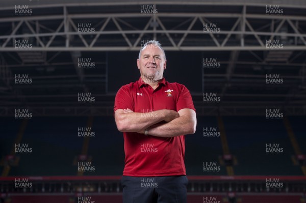 090718 - WRU Press Conference - Wayne Pivac at Principality Stadium after being named as the next Wales Head Coach