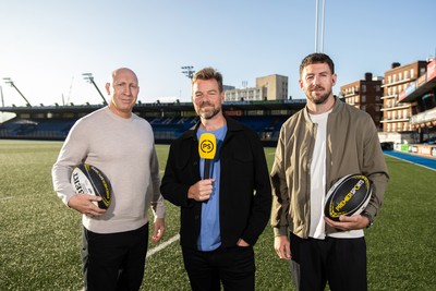 150926 - Welsh Rugby Writers’ Association Annual Awards, in association with Premier Sports - Tom Shanklin, Ross Harries and Alex Cuthbert