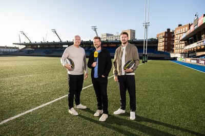 150926 - Welsh Rugby Writers’ Association Annual Awards, in association with Premier Sports - Tom Shanklin, Ross Harries and Alex Cuthbert