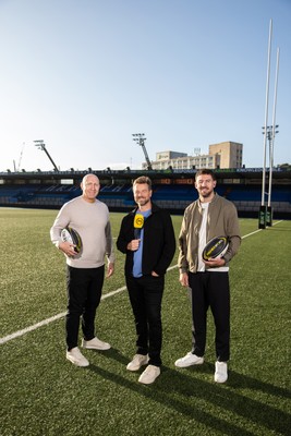 150926 - Welsh Rugby Writers’ Association Annual Awards, in association with Premier Sports - Tom Shanklin, Ross Harries and Alex Cuthbert