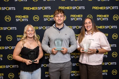 150926 - Welsh Rugby Writers� Association Annual Awards, in association with Premier Sports - Wales Women�s Young Player of the Year � Seren Lockwood, Wales Men's Young Player of the Year � Steffan Emanuel and Liza Burgess award for Wales Women's Player of the Year � Courtney Keight