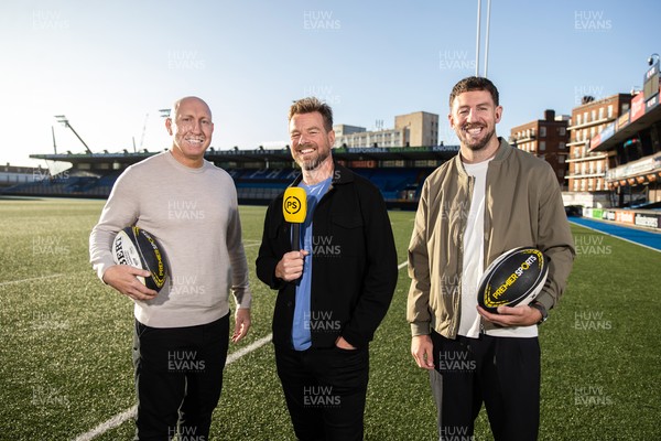 150926 - Welsh Rugby Writers’ Association Annual Awards, in association with Premier Sports - Tom Shanklin, Ross Harries and Alex Cuthbert