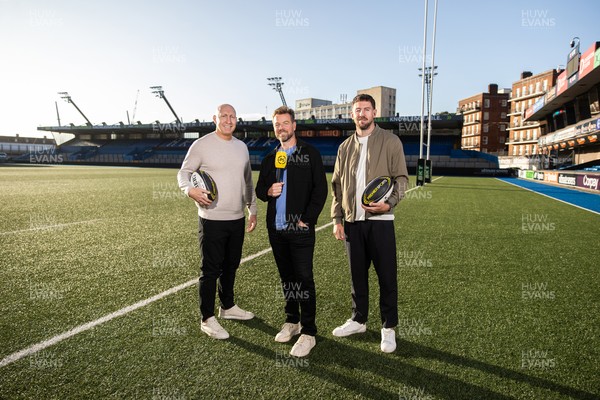 150926 - Welsh Rugby Writers’ Association Annual Awards, in association with Premier Sports - Tom Shanklin, Ross Harries and Alex Cuthbert