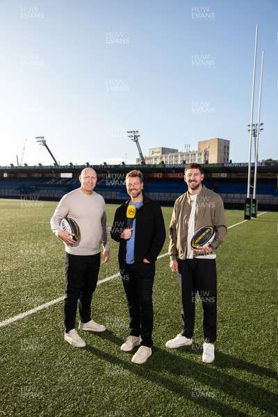 150926 - Welsh Rugby Writers’ Association Annual Awards, in association with Premier Sports - Tom Shanklin, Ross Harries and Alex Cuthbert