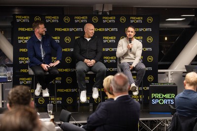 180925 - Welsh Rugby Writers Awards - Ross Harries, Tom Shanklin and Shane Williams
