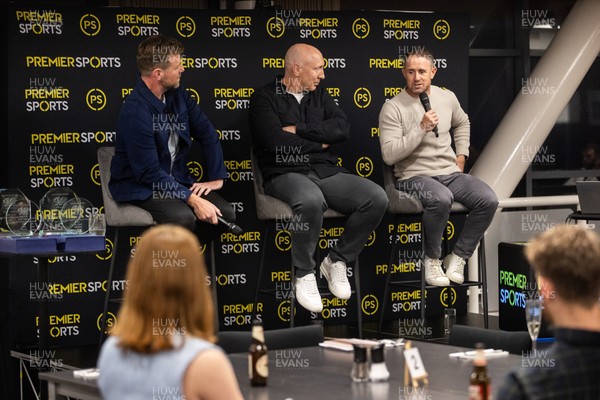 180925 - Welsh Rugby Writers Awards - Ross Harries, Tom Shanklin and Shane Williams