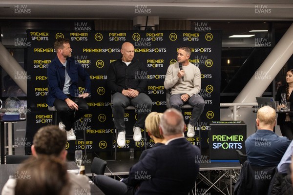 180925 - Welsh Rugby Writers Awards - Ross Harries, Tom Shanklin and Shane Williams