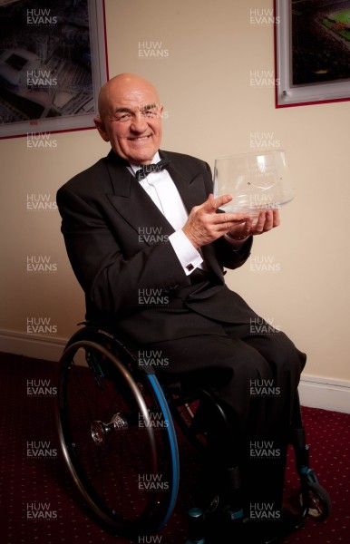 170513 - Welsh Sports Hall of Fame, 24th Roll of Honour Dinner, Millennium Stadium, Cardiff - Disabled athlete John Harris who was inducted into the Welsh Sports Hall of Fame