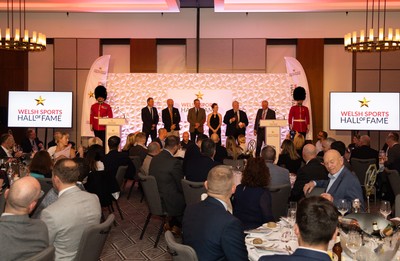 231025 - Welsh Sports Hall of Fame Awards Dinner, Parkgate Hotel, Cardiff -