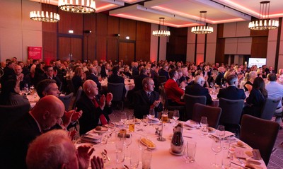 231025 - Welsh Sports Hall of Fame Awards Dinner, Parkgate Hotel, Cardiff -