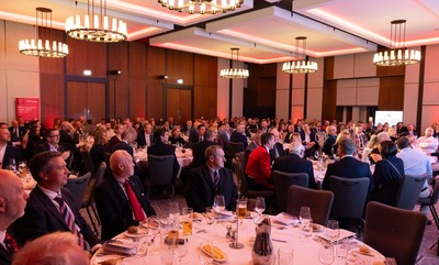 231025 - Welsh Sports Hall of Fame Awards Dinner, Parkgate Hotel, Cardiff -