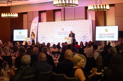 231025 - Welsh Sports Hall of Fame Awards Dinner, Parkgate Hotel, Cardiff -